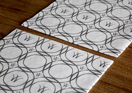Airlaid printed napkins