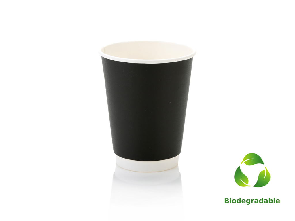 Black Cup Smooth - 350ml - Biodegradable
