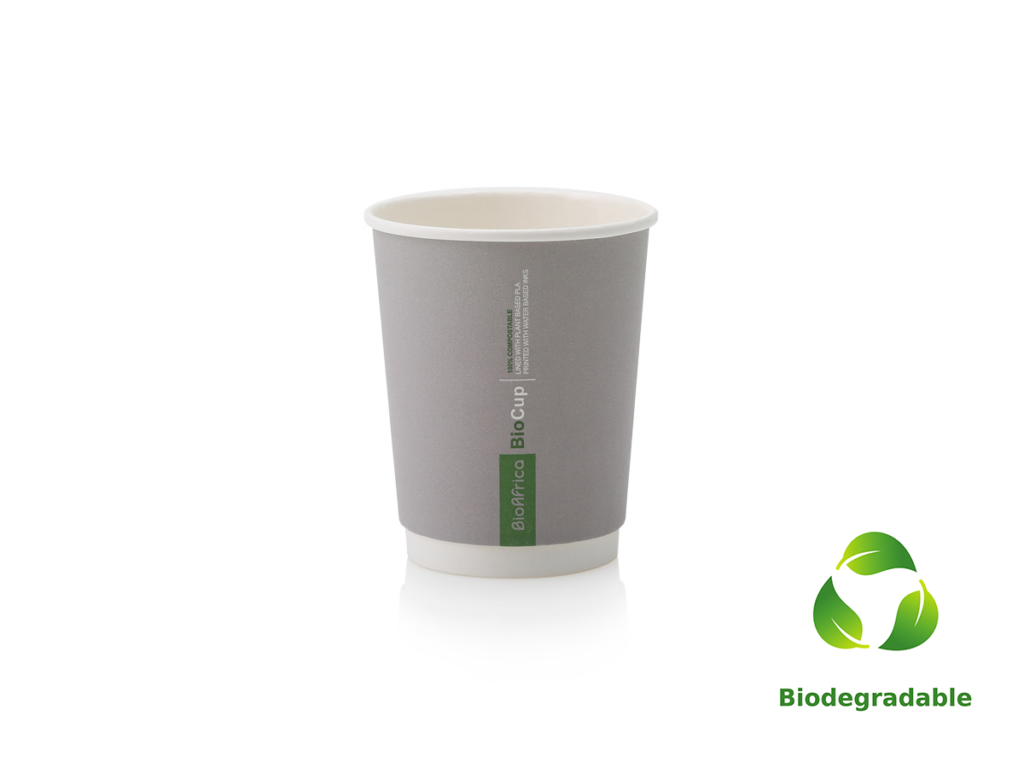 Charcoal Cup Smooth - 250ml - Biodegradable