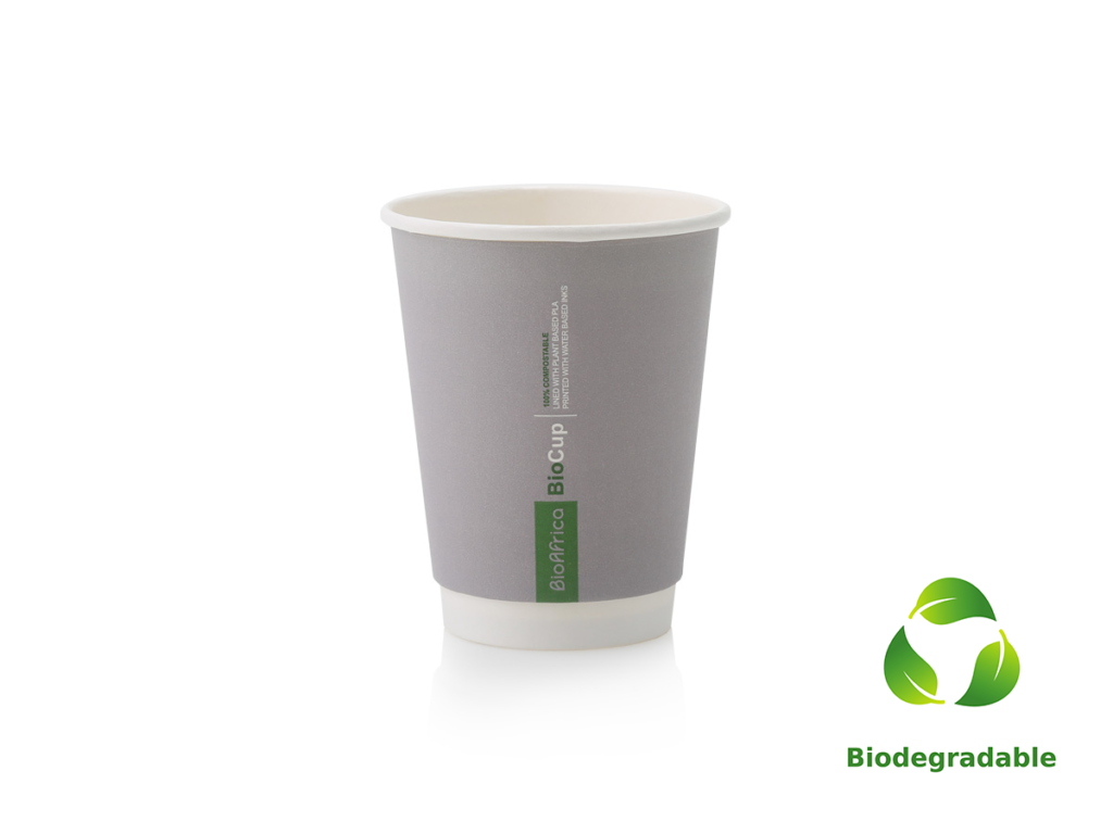 Charcoal Cup Smooth - 350ml - Biodegradable