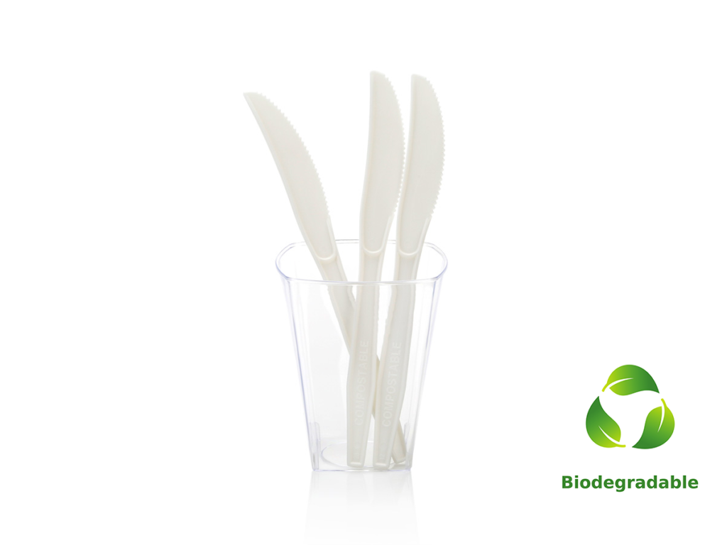 Corn Starch Knife - 16cm - Biodegradable