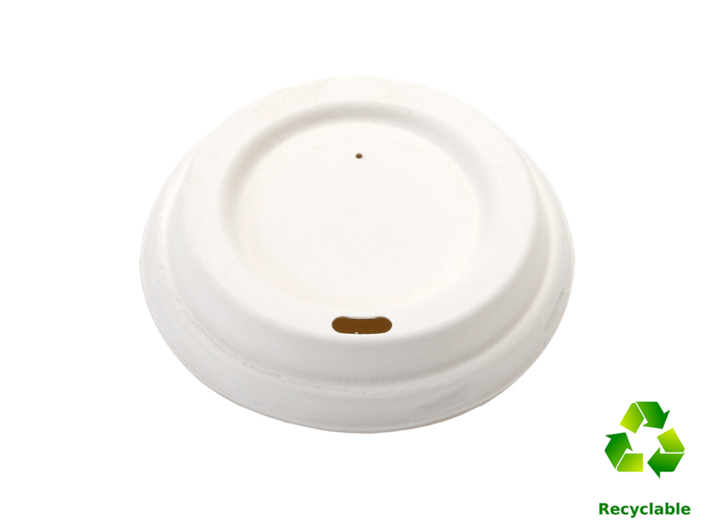 Lid White Bagasse - 90ml - 300ml - 500 ml