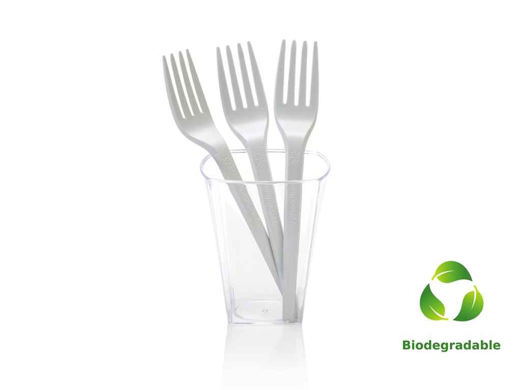 Plant Starch Fork - 16cm - Biodegradable