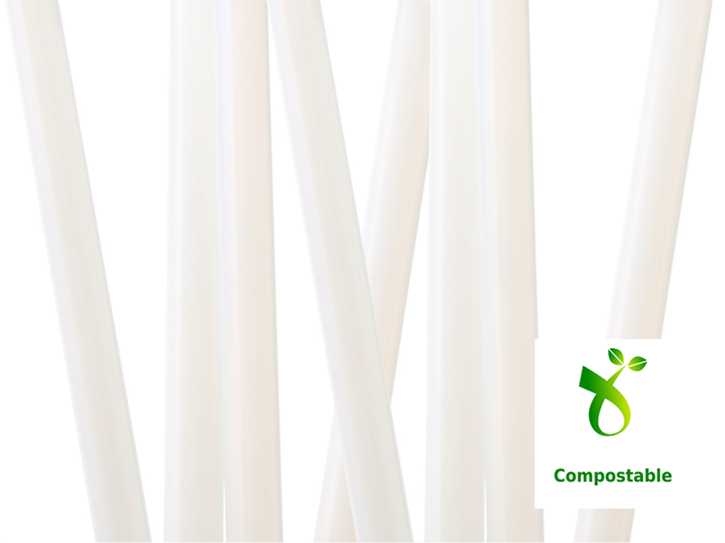 Straws Natural - 10ml - Biodegradable