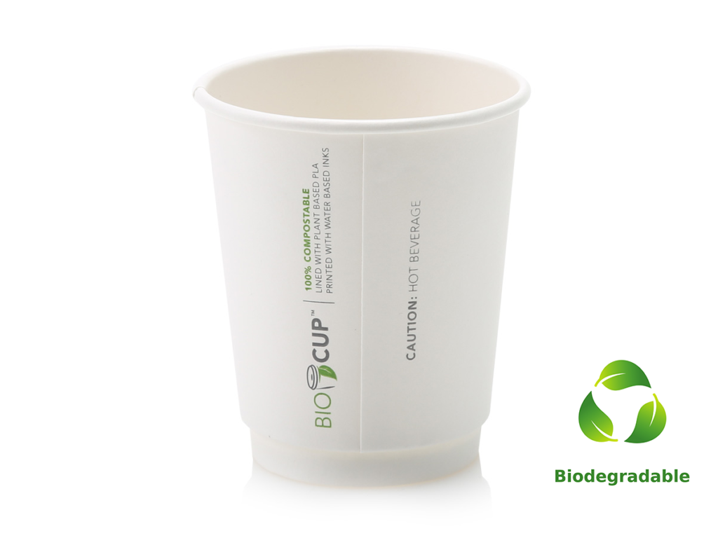 White Cup - 250ml - Biodegradable