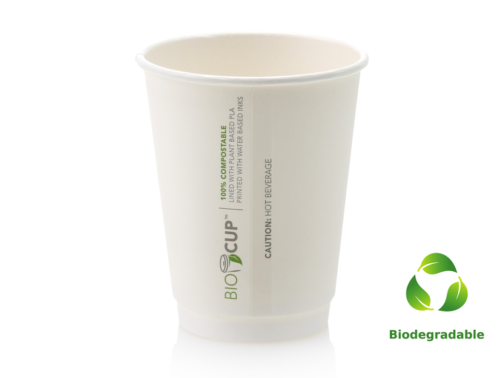 White Cup - 350ml - Biodegradable