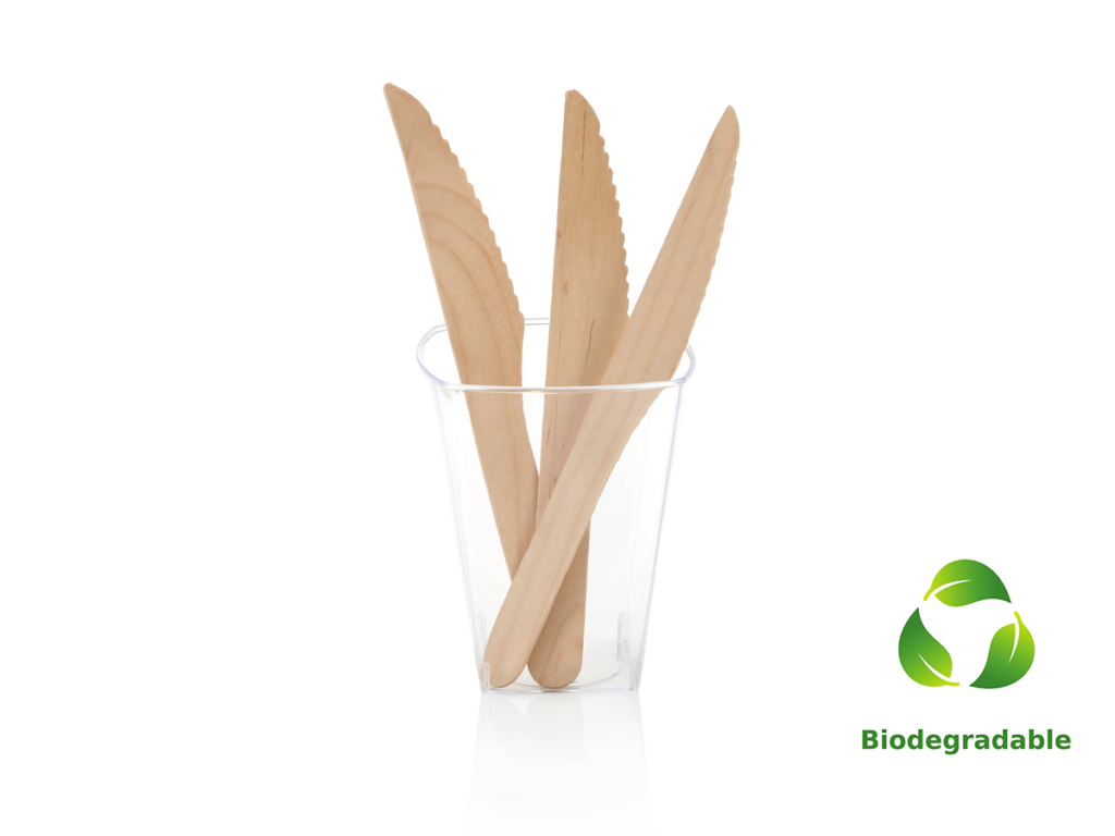 Wooden Knife - 16cm - Biodegradable