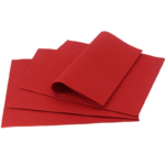 Red napkins