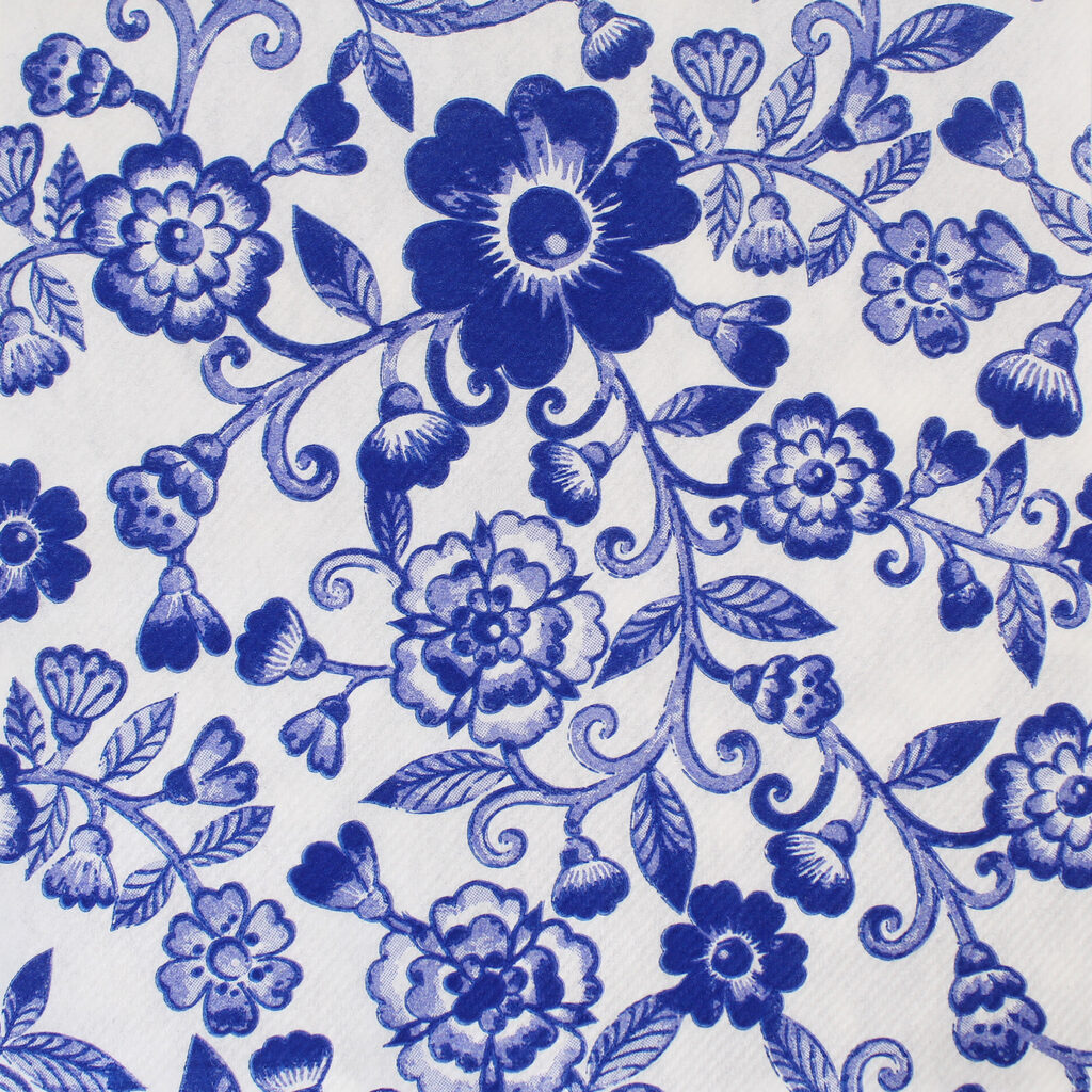 Nap Kin Cole Delft floral grande napkins