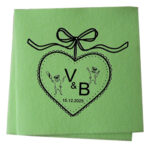 apple green wedding napkins